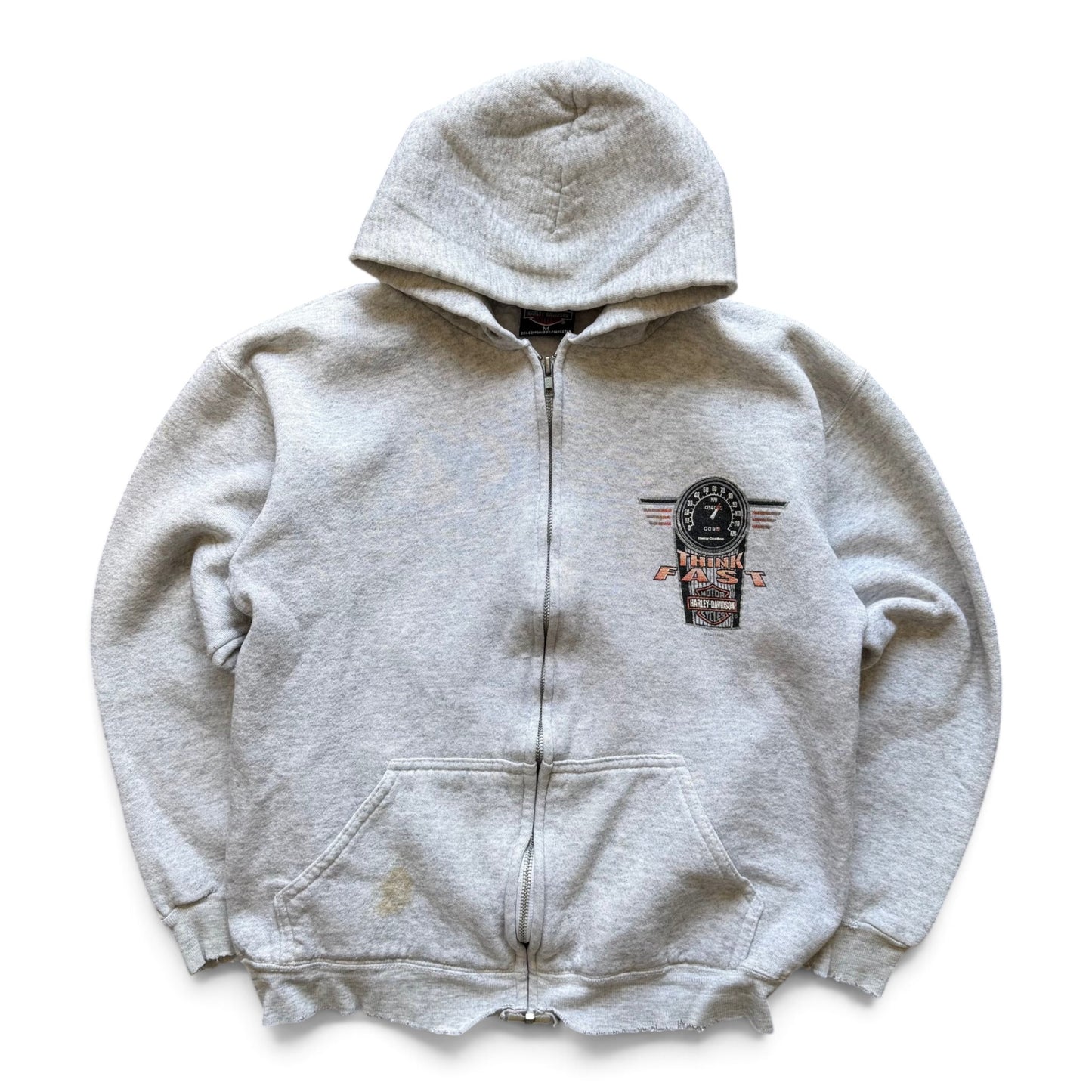 1997 Harley-Davidson "Think Fast" Bourbeuse Valley Hoodie