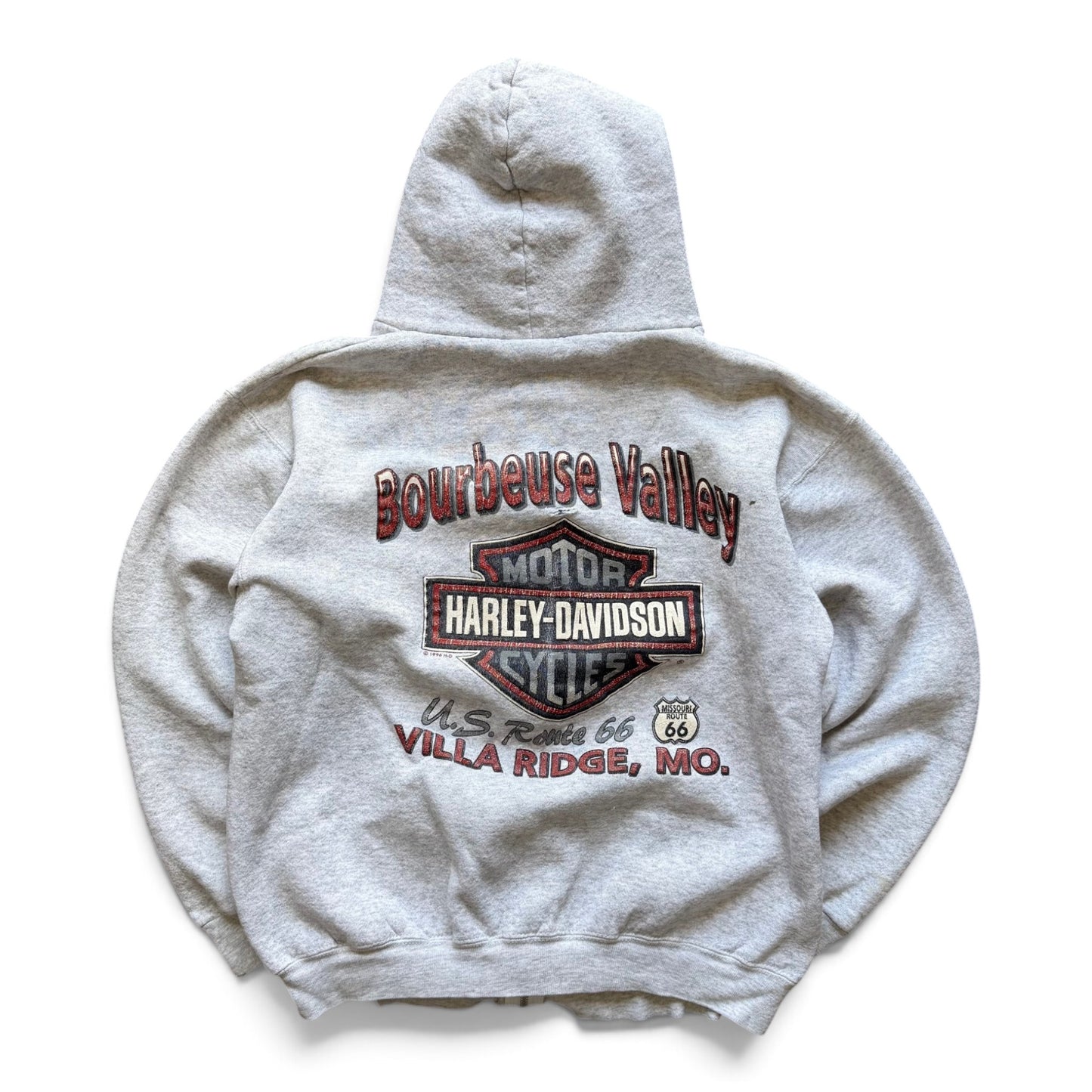 1997 Harley-Davidson "Think Fast" Bourbeuse Valley Hoodie