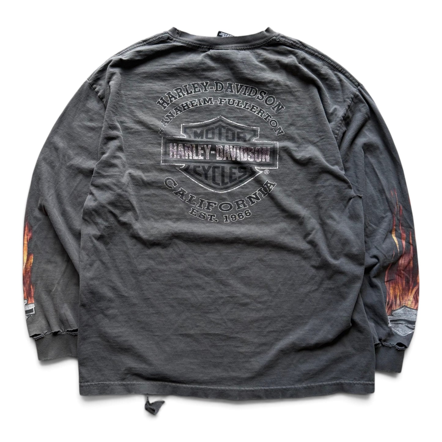 00s Harley Davidson Anaheim-Fullerton, CA L/S T-shirt