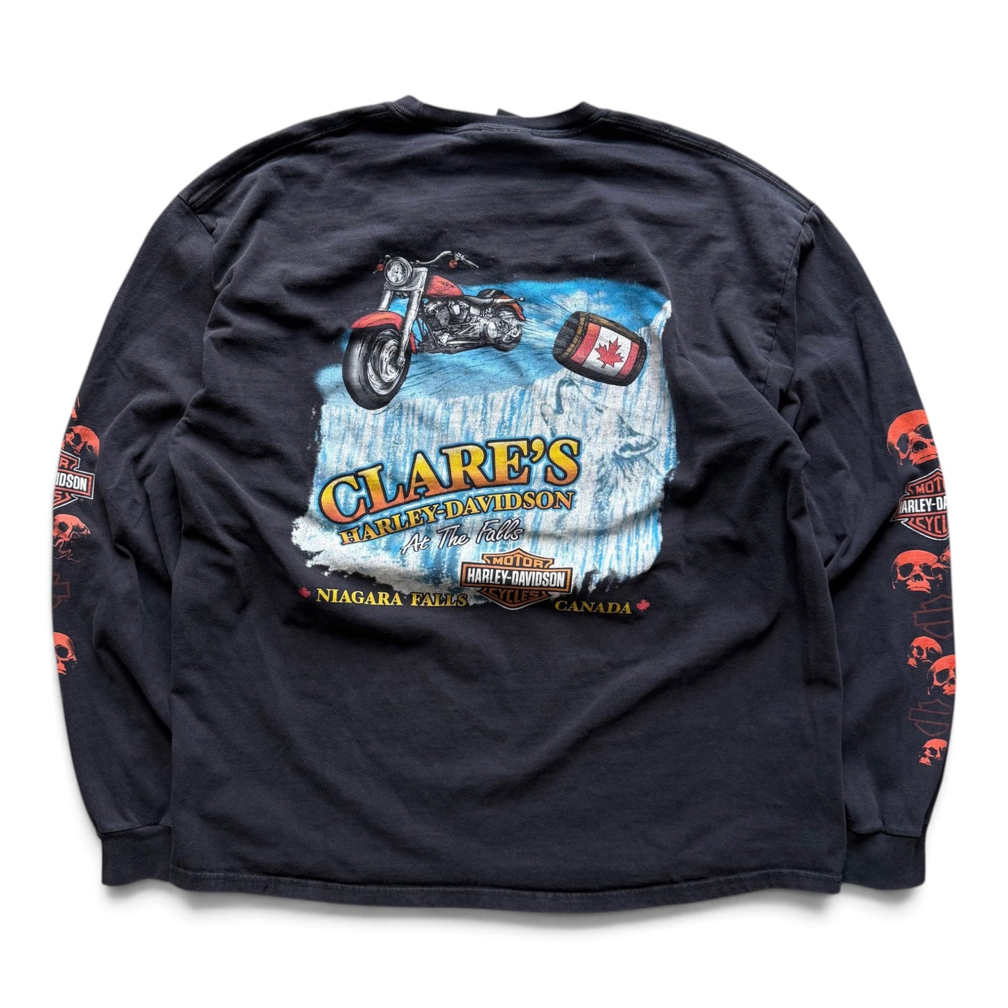 00s Harley Davidson Niagara Falls, Canada L/S T-shirt