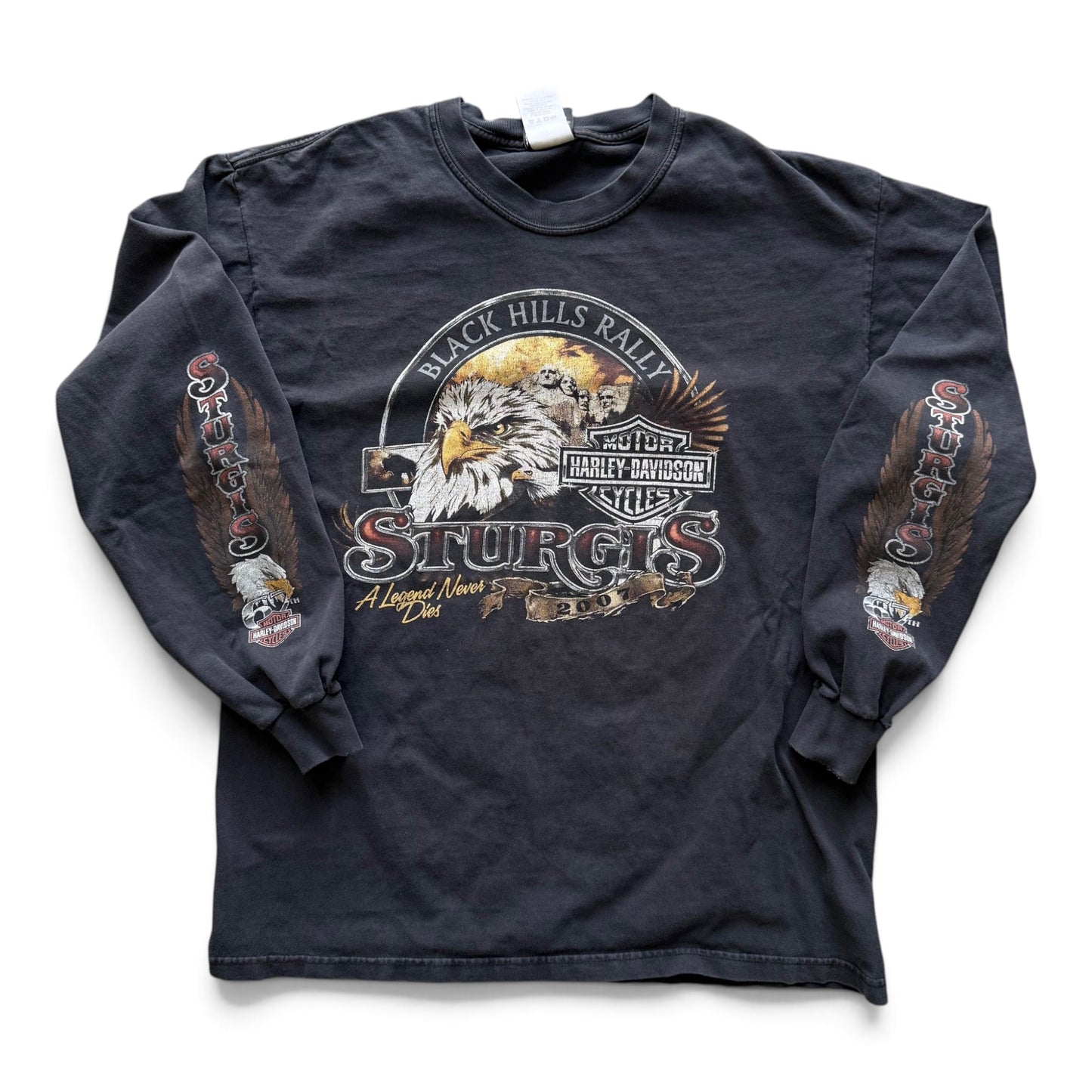 2007 Sturgis "Black Hills Rally" Harley Davidson L/S T-shirt