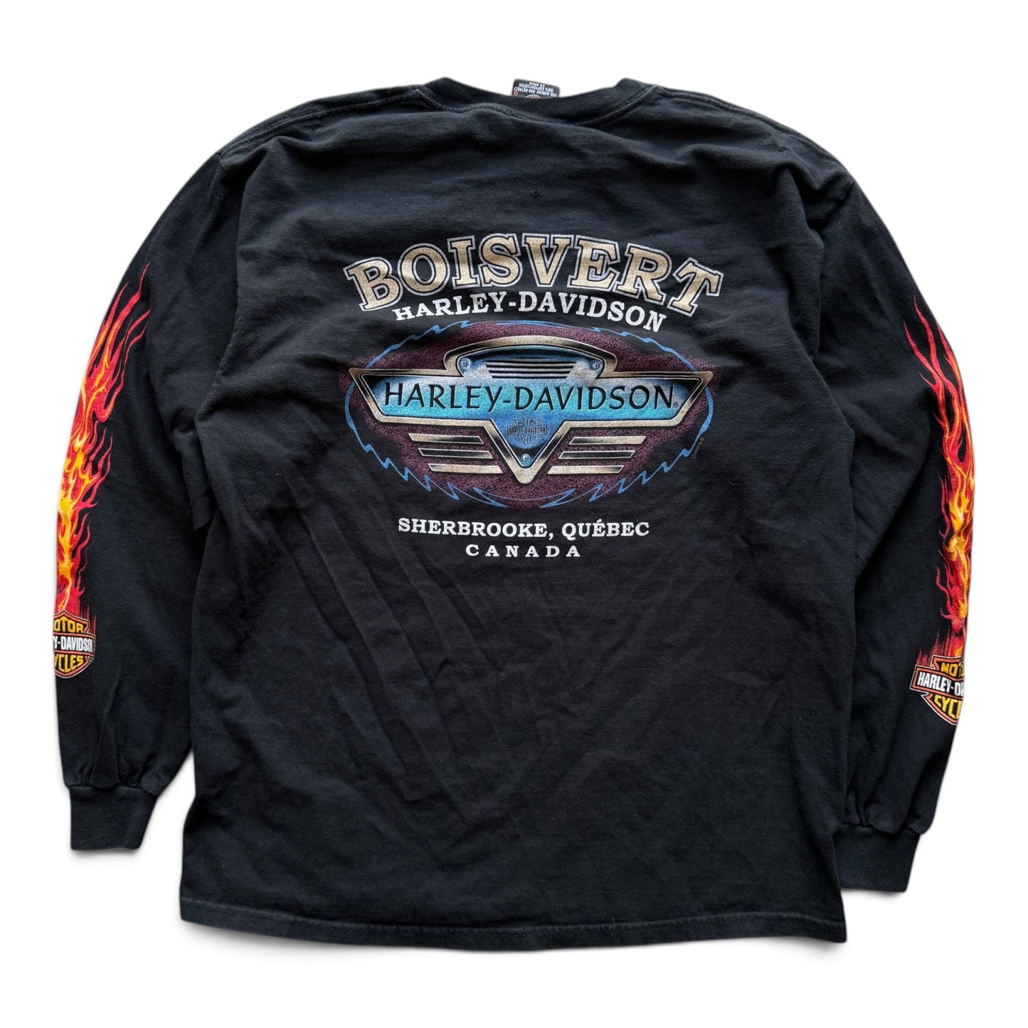 00s Harley Davidson "Boisvert" L/S T-shirt