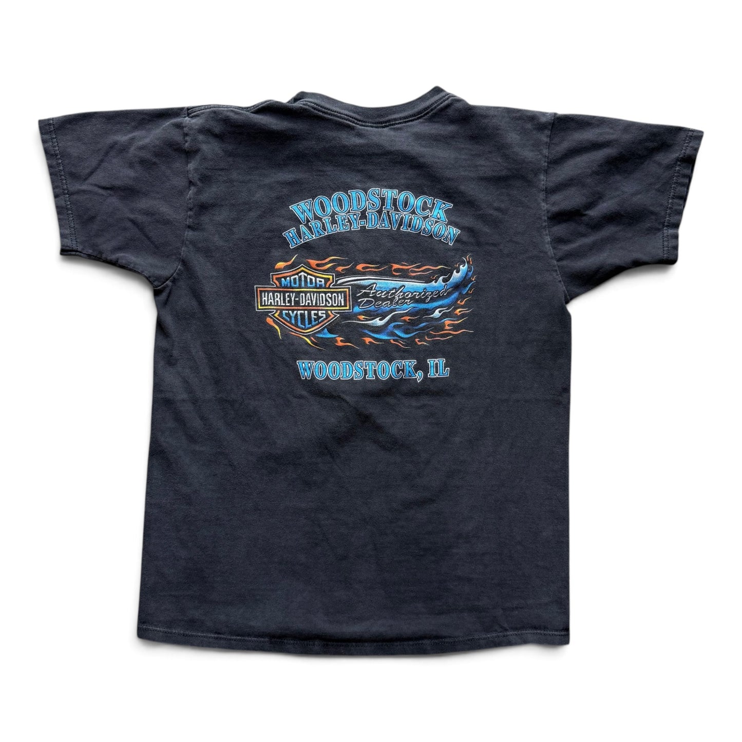 00s Harley Davidson Woodstock, IL T-shirt