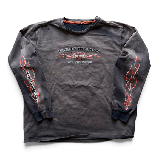 00s Harley Davidson "American Legend" Faded Out L/S