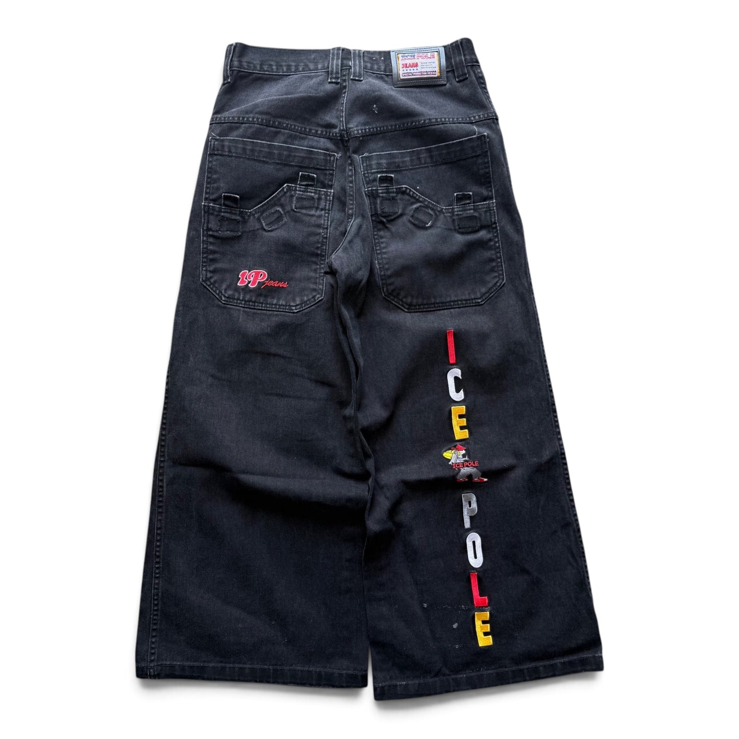 90's Ice Pole Denim Jeans Black