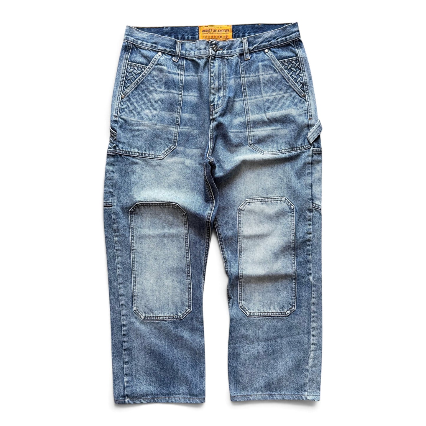 Menace Los Angeles Steel Embossed Jeans