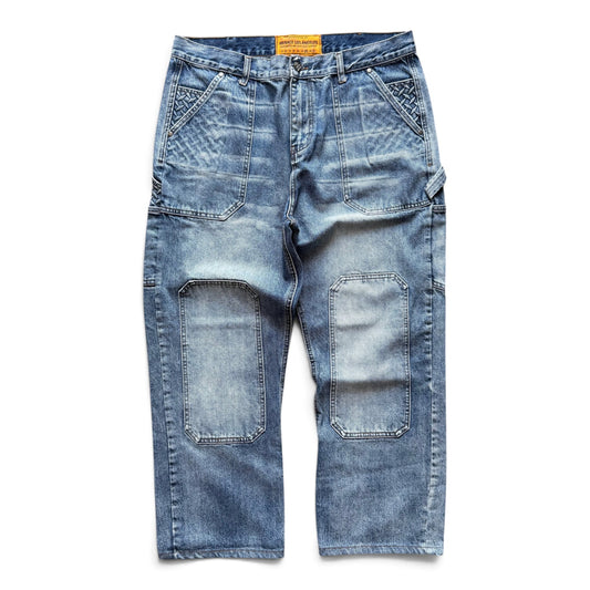 Menace Los Angeles Steel Embossed Jeans