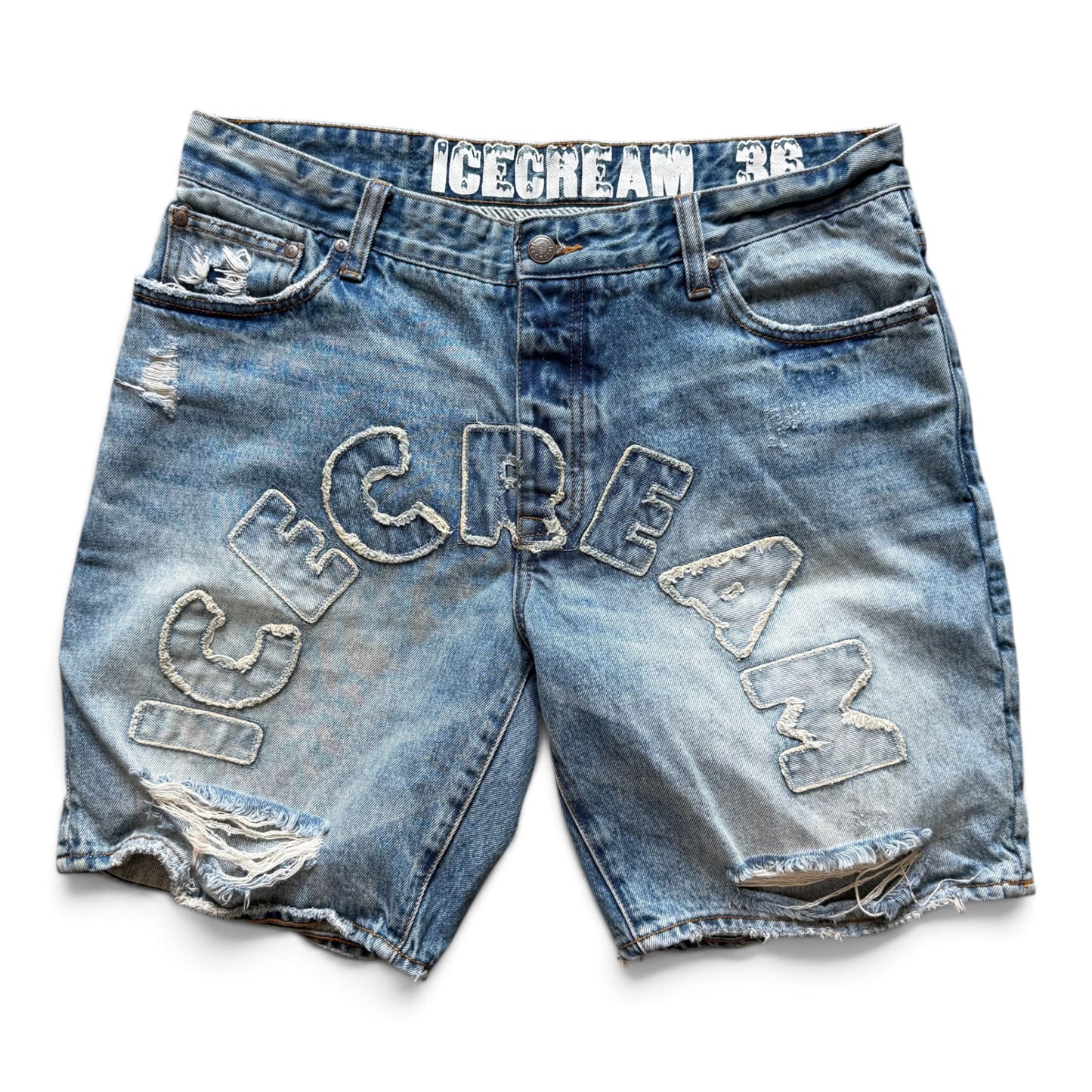 Ice Cream Denim Shorts
