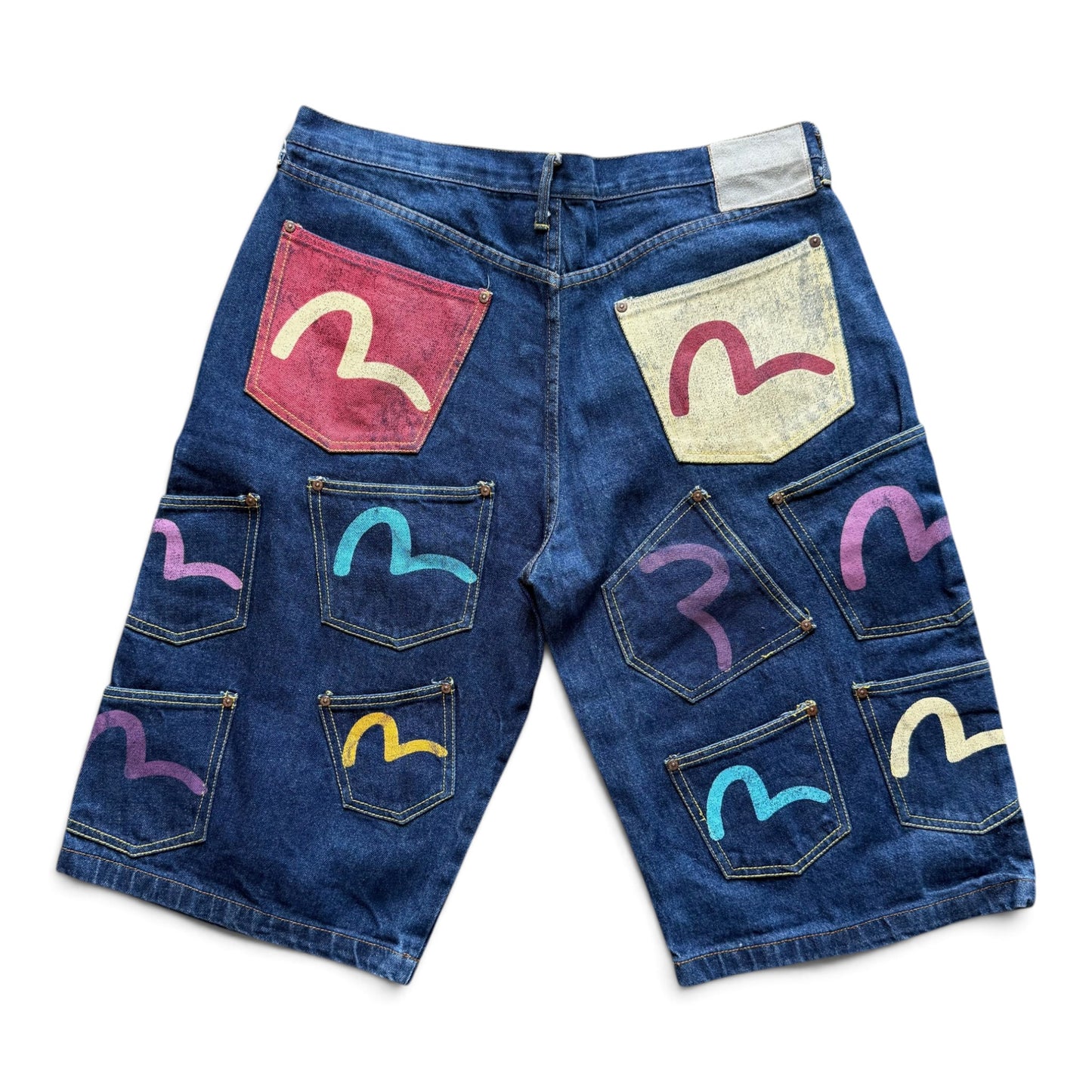00's Evisu Multi-Pocket Shorts