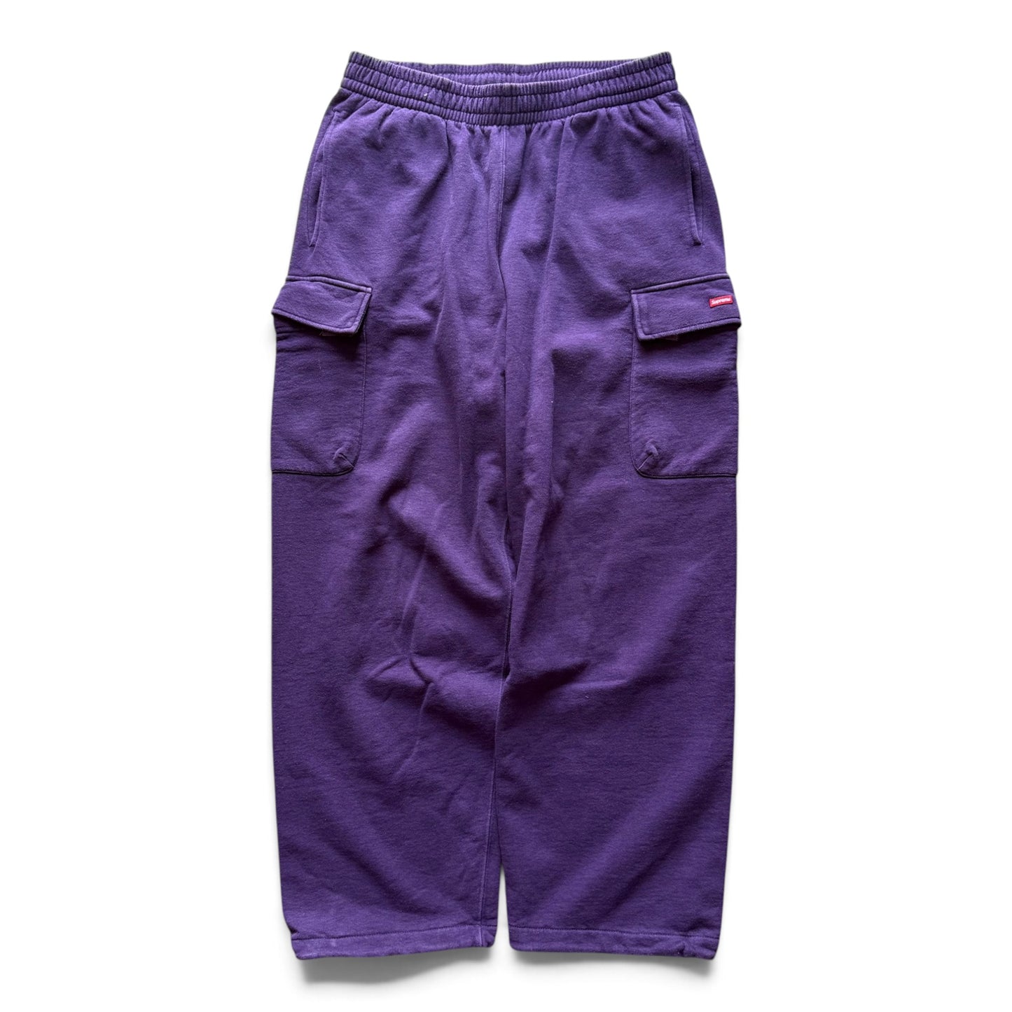 Supreme Cargo Sweatpants Purple