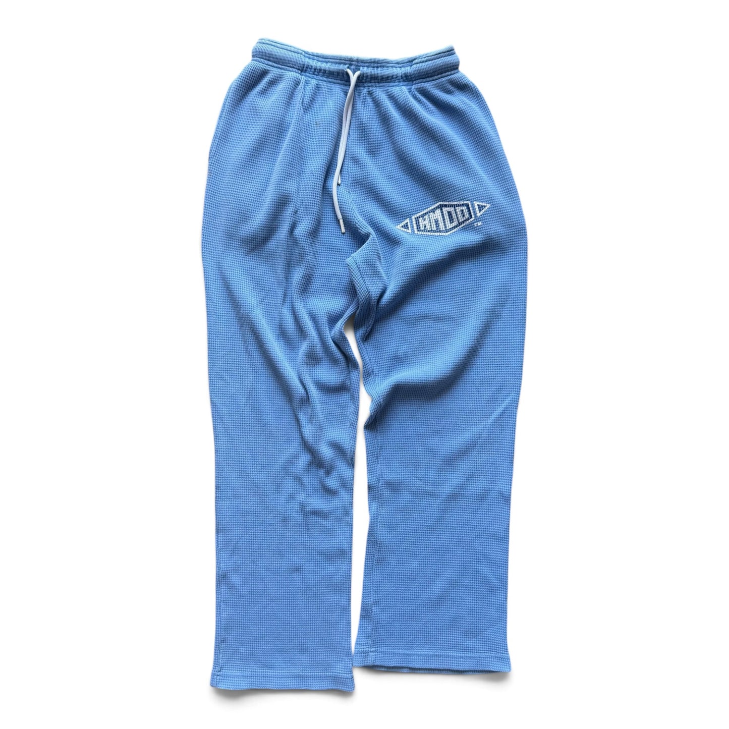 HMDD Waffle Knit Sweatpants Blue