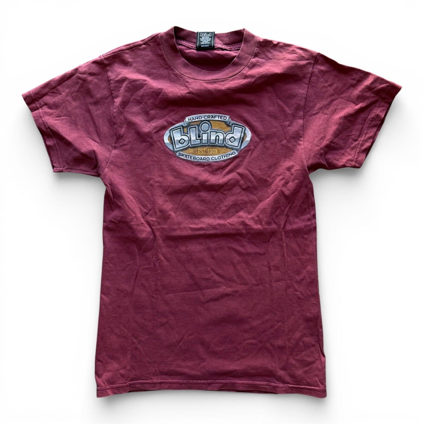 90's BLIND Skateboards T-Shirt Maroon