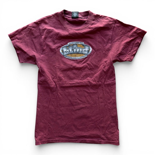 90's BLIND Skateboards T-Shirt Maroon