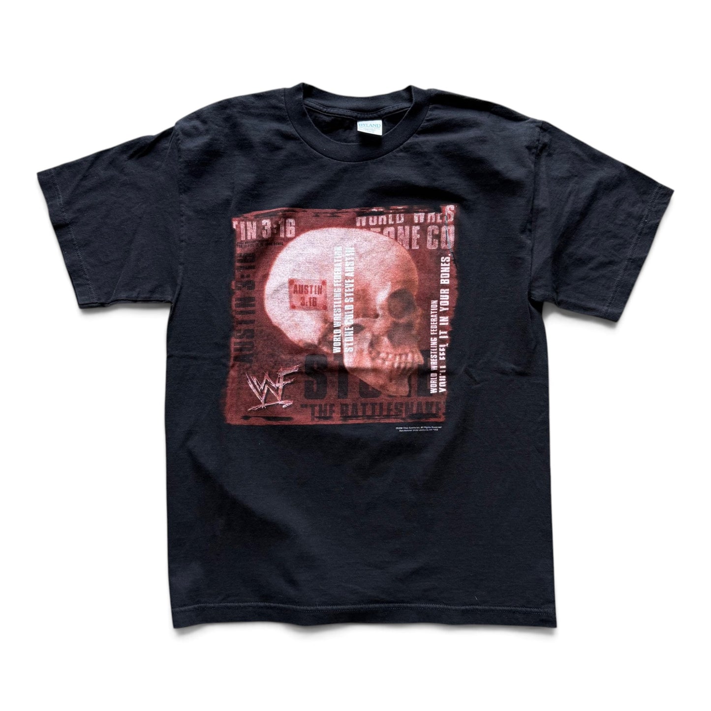 1998 WWF Stone Cold Steve Austin Skull T-Shirt