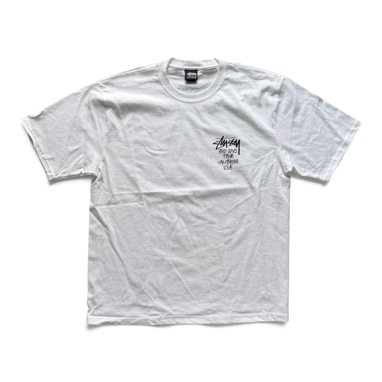 Stussy California USA T-Shirt White
