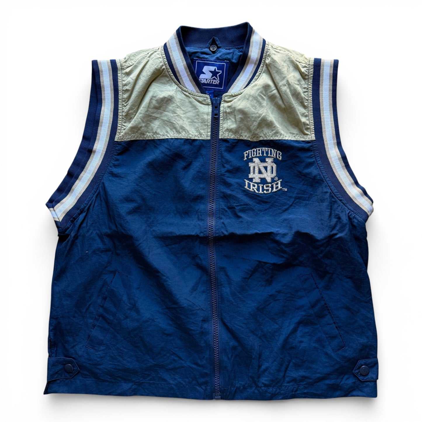 90's Notre Dame Starter Vest
