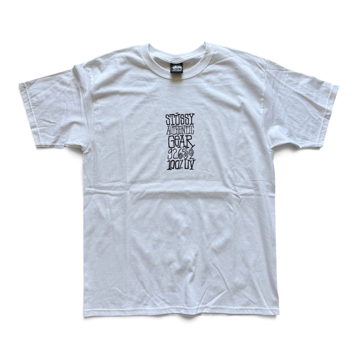 Stussy Authentic Gear 100% UV T-Shirt White