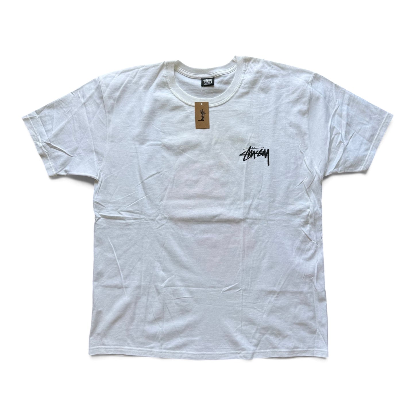 Stussy Fuzzy Dice T-Shirt White