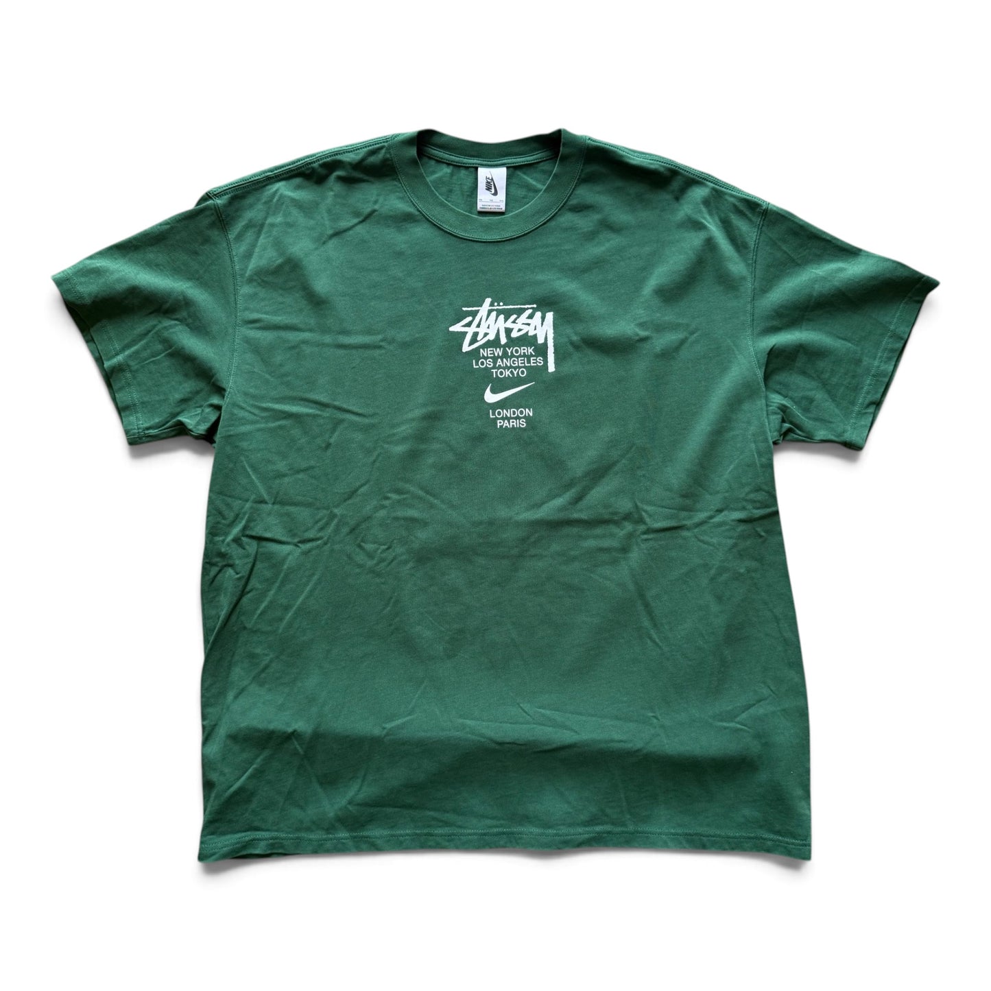 Stussy x Nike T-Shirt Green
