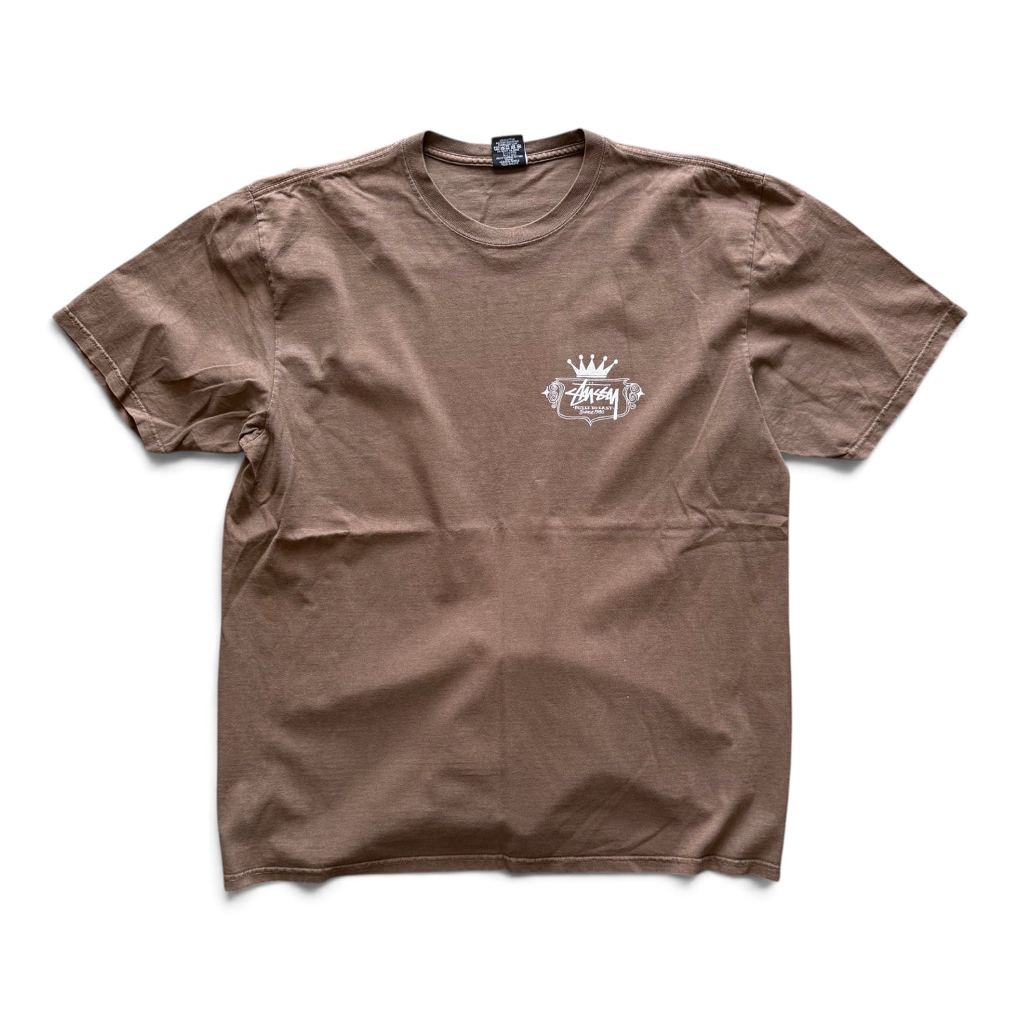 Stussy "Built to Last" T-Shirt Brown
