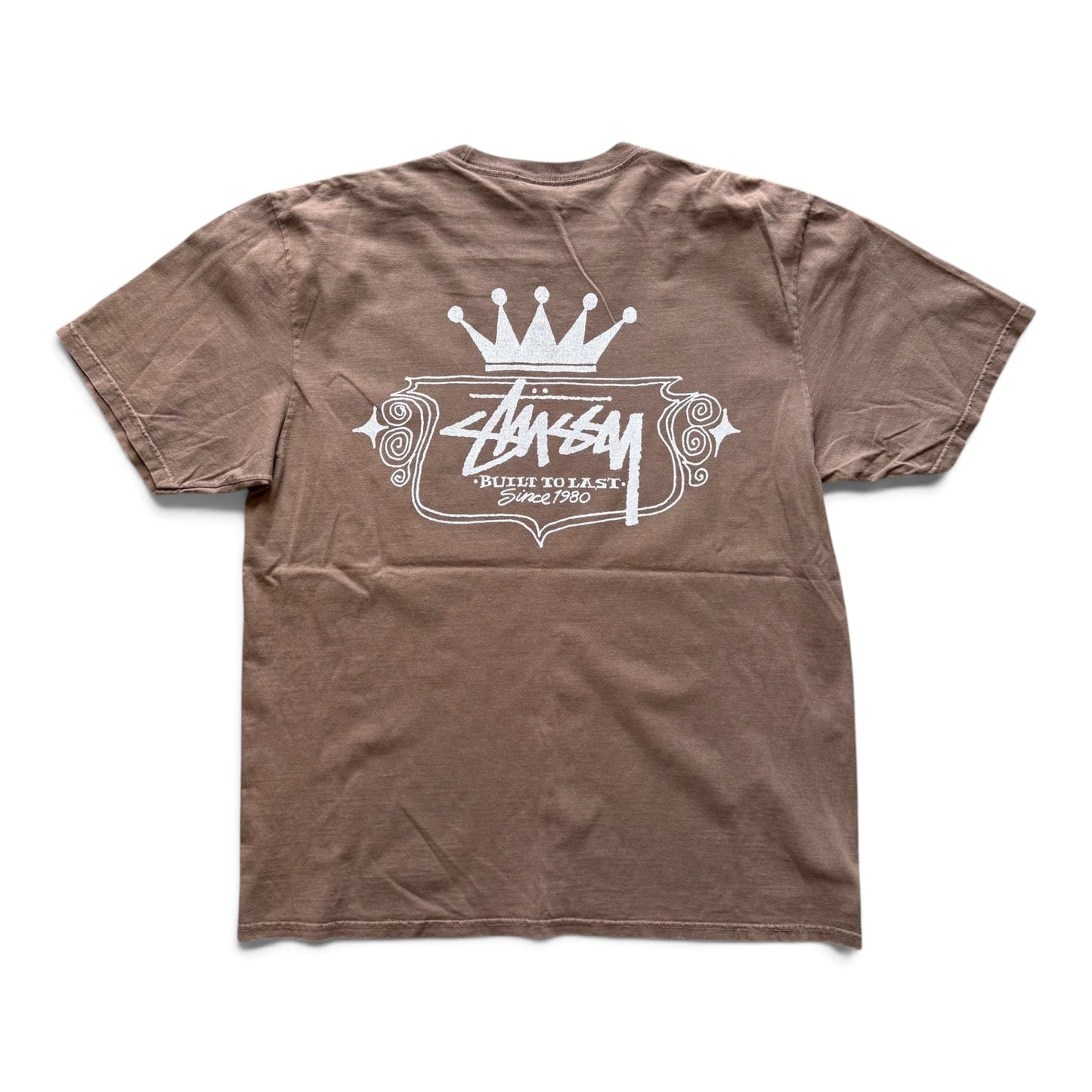 Stussy "Built to Last" T-Shirt Brown