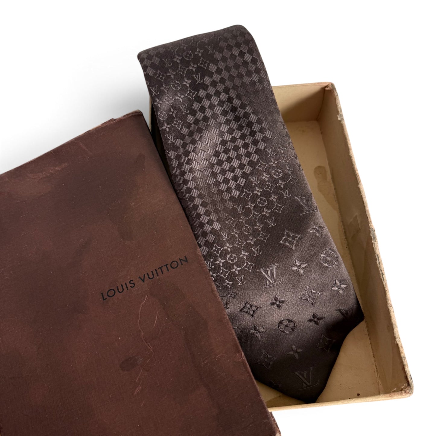 Vintage Louis Vuitton Tie W/ Box