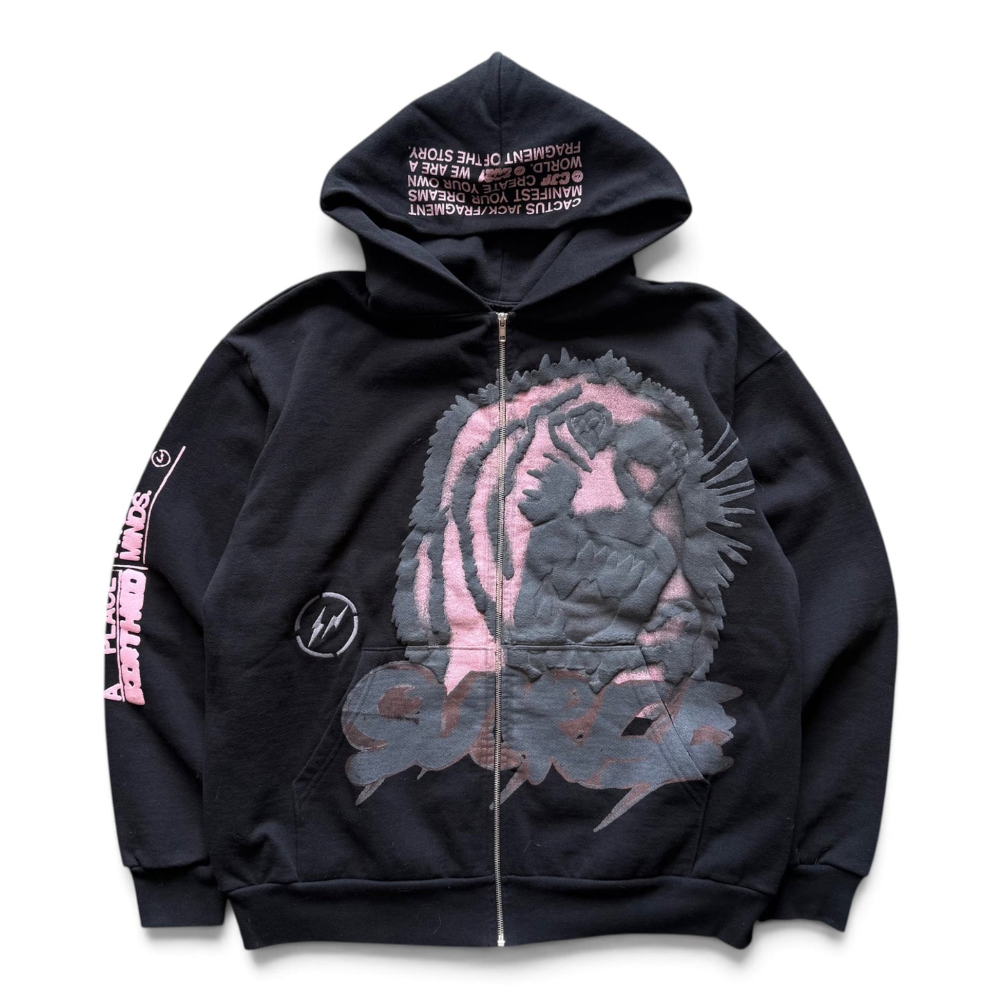Cactus Jack Fragment Zip-Up Hoodie