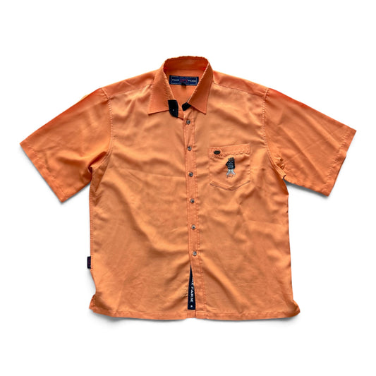 00's Phat Farm Button Up Shirt Orange