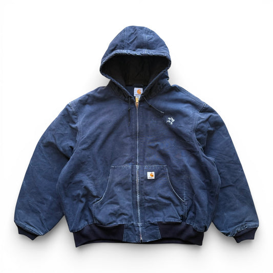 00's Carhartt Hooded Jacket Navy