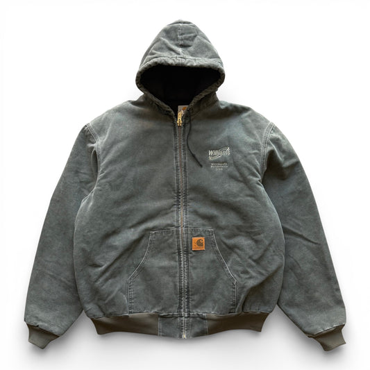 90's Carhartt Hooded Jacket Green