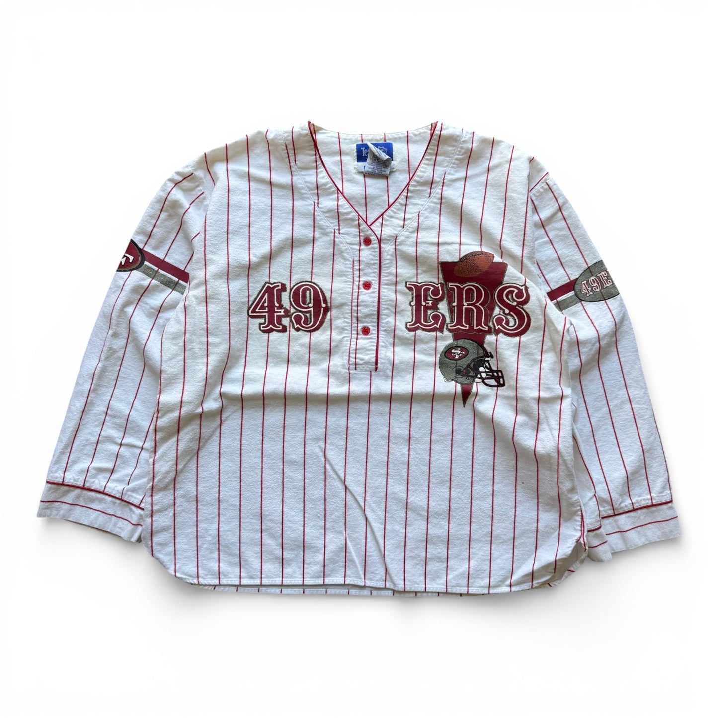 90's San Fransisco 49ers Pinstripe Shirt