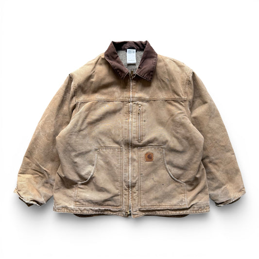 90's Carhartt Ridge Sherpa Coat Tan