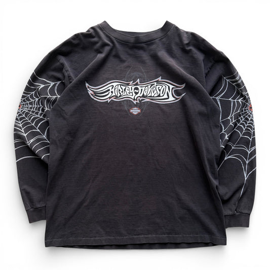 2003 Harley Davidson Spider-Web L/S T-Shirt