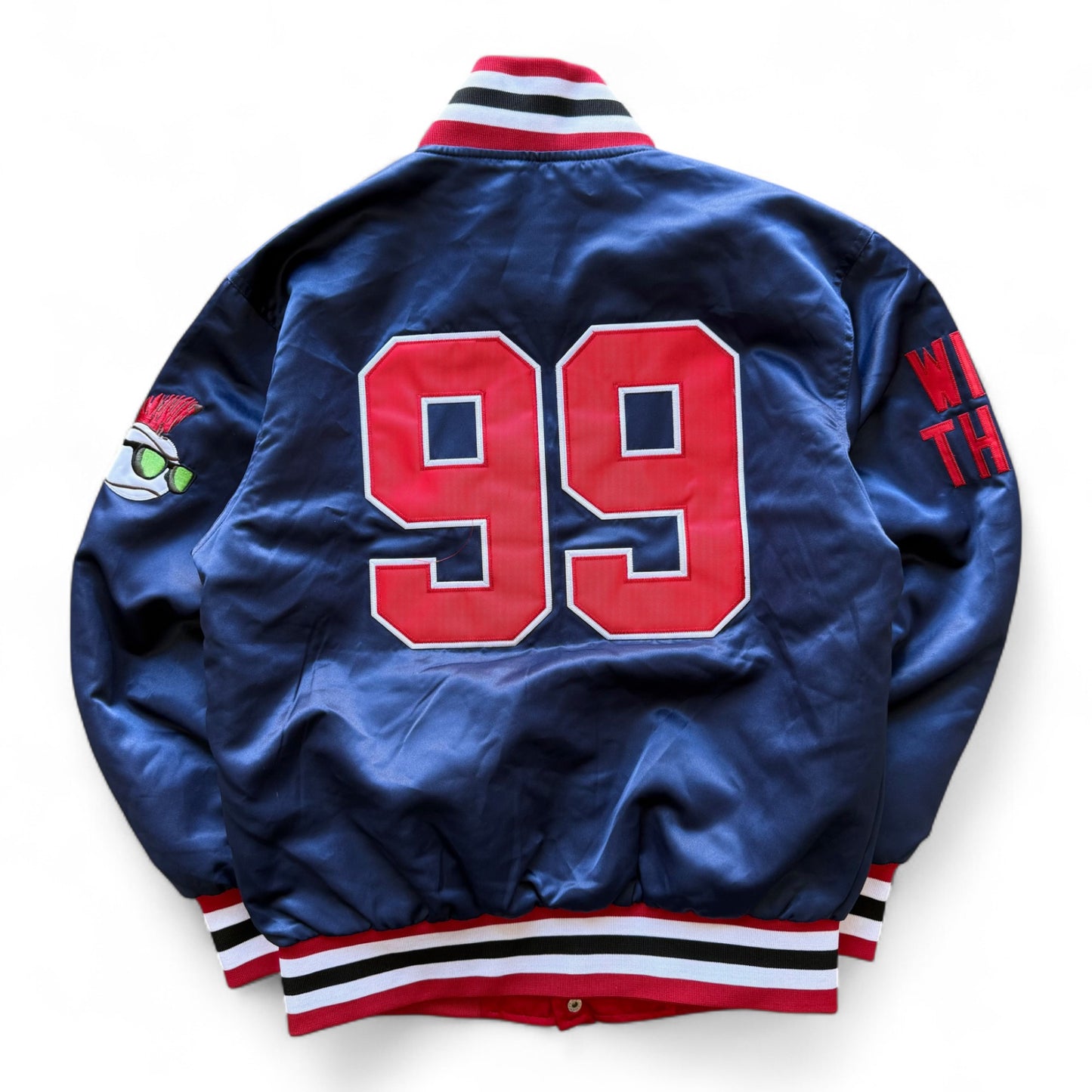 Major League Cleveland Indians "Wild Thing" Satin Jacket