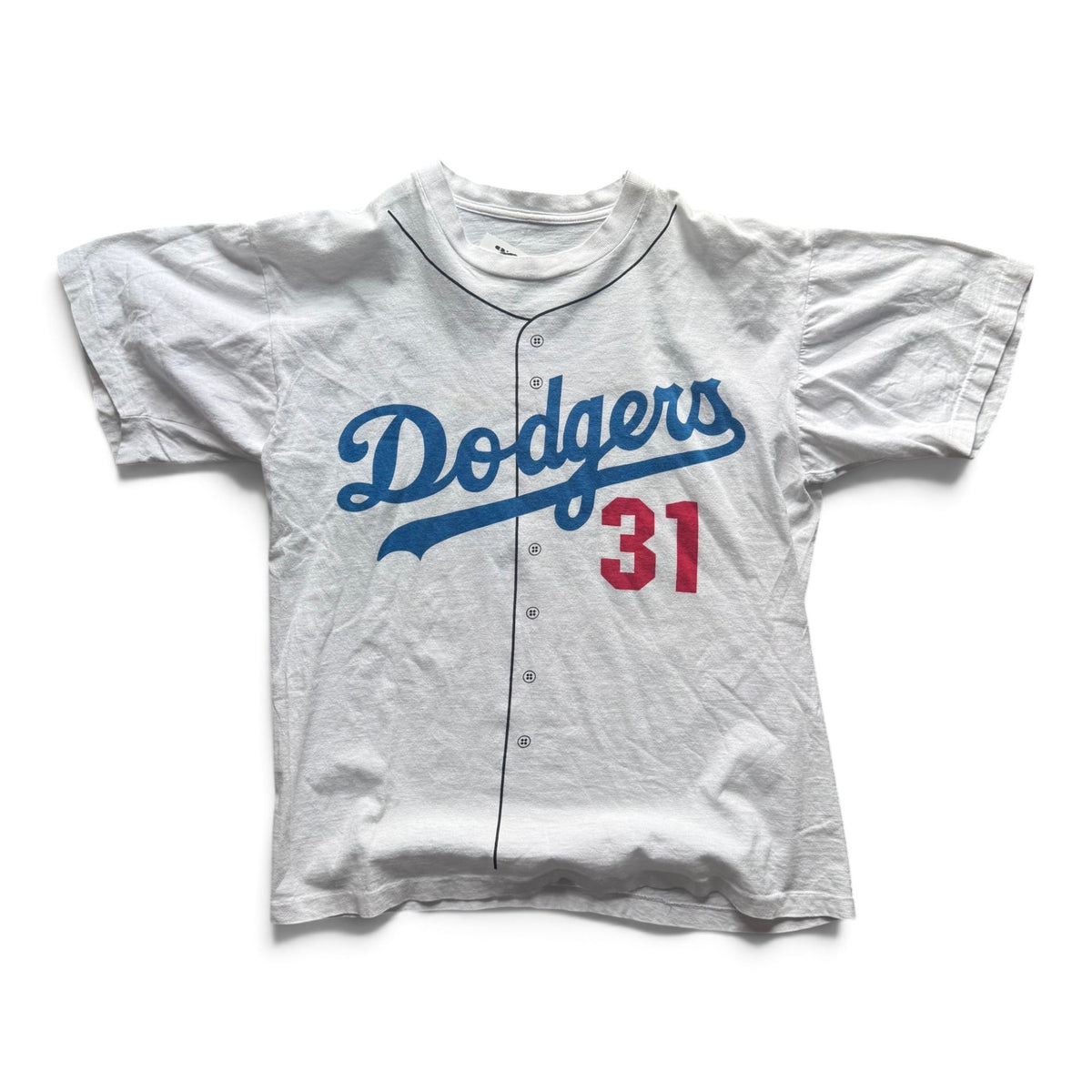 90's Dodgers Mike Piazza Jersey T-Shirt