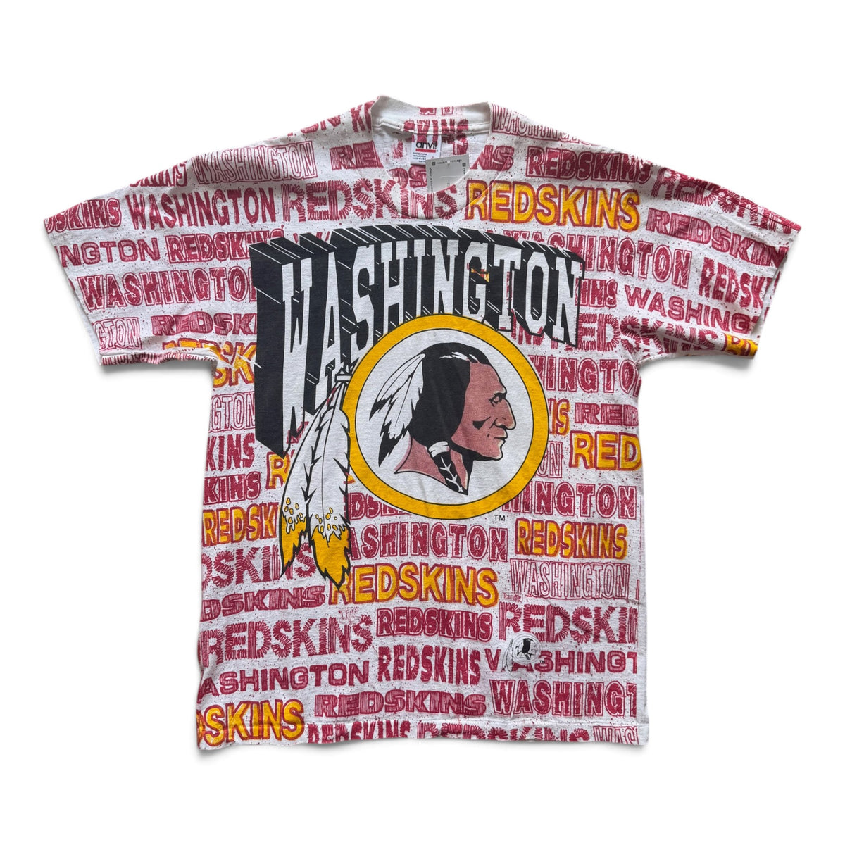 1992 Washington Redskins Total Print T-Shirt