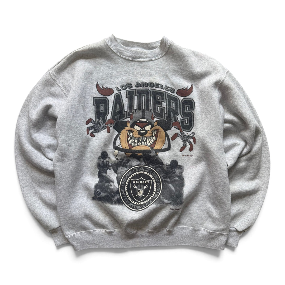 1992 Los Angeles Raiders Taz Crewneck