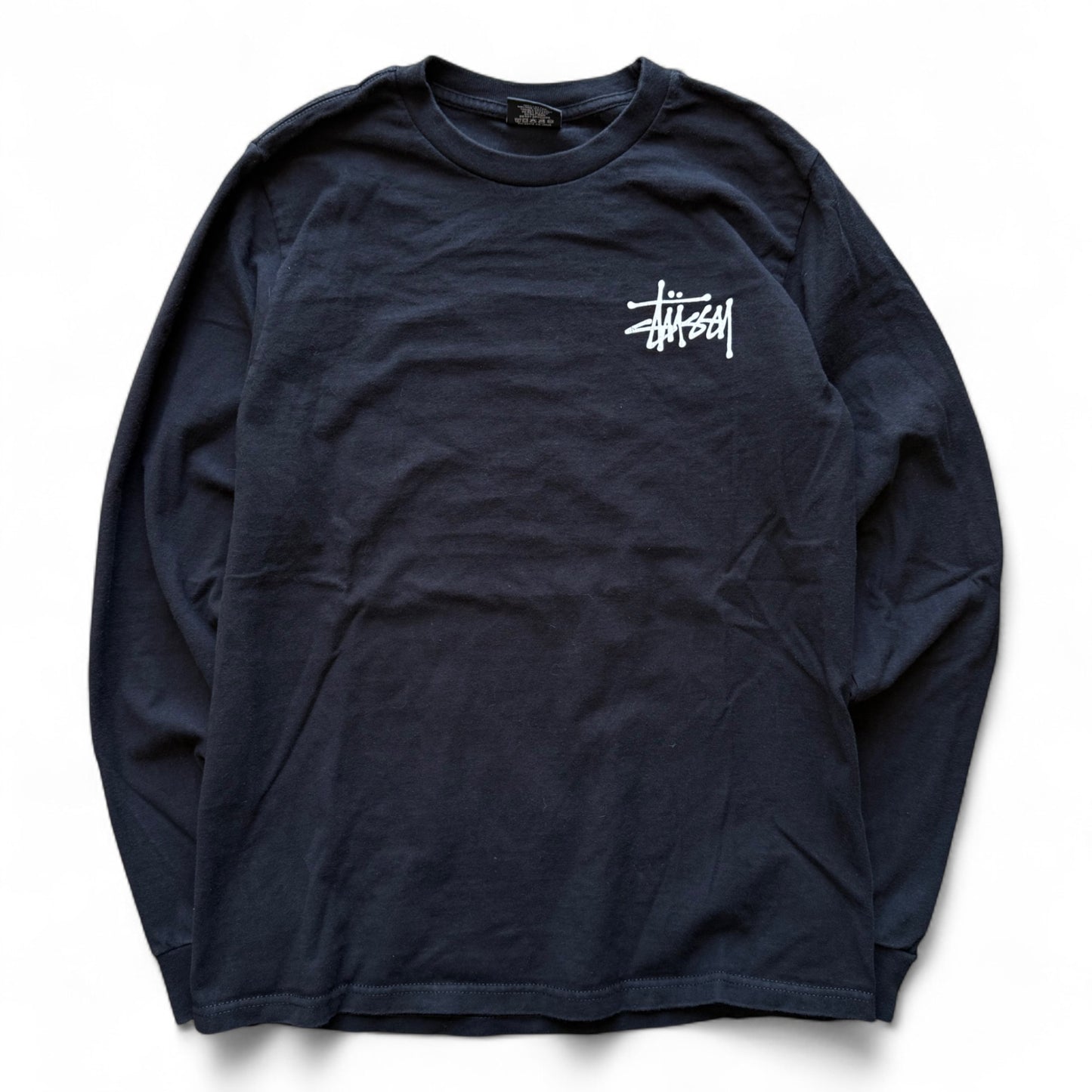 Stussy Classic Logo L/S T-Shirt Black