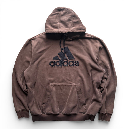 00's Adidas Hoodie Brown
