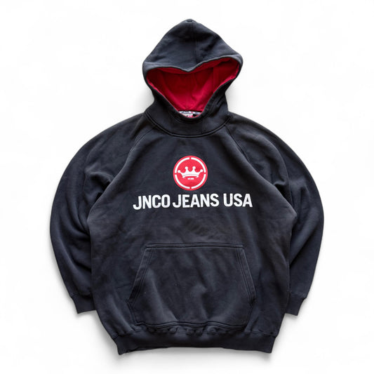 00's JNCO Jeans Pullover Hoodie Black