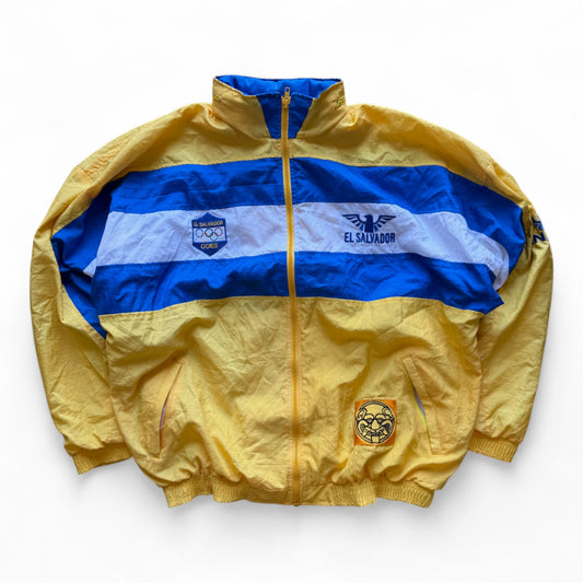 90's El Salvador Zip-Up Track Jacket