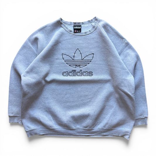1990's Adidas Crewneck Grey