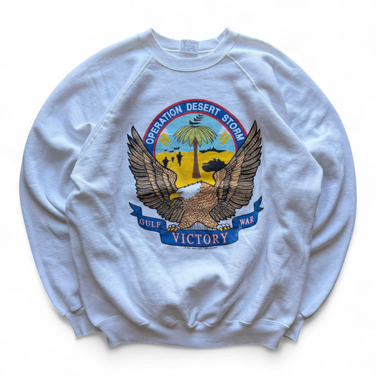 90's Operation Desert Storm Crewneck White