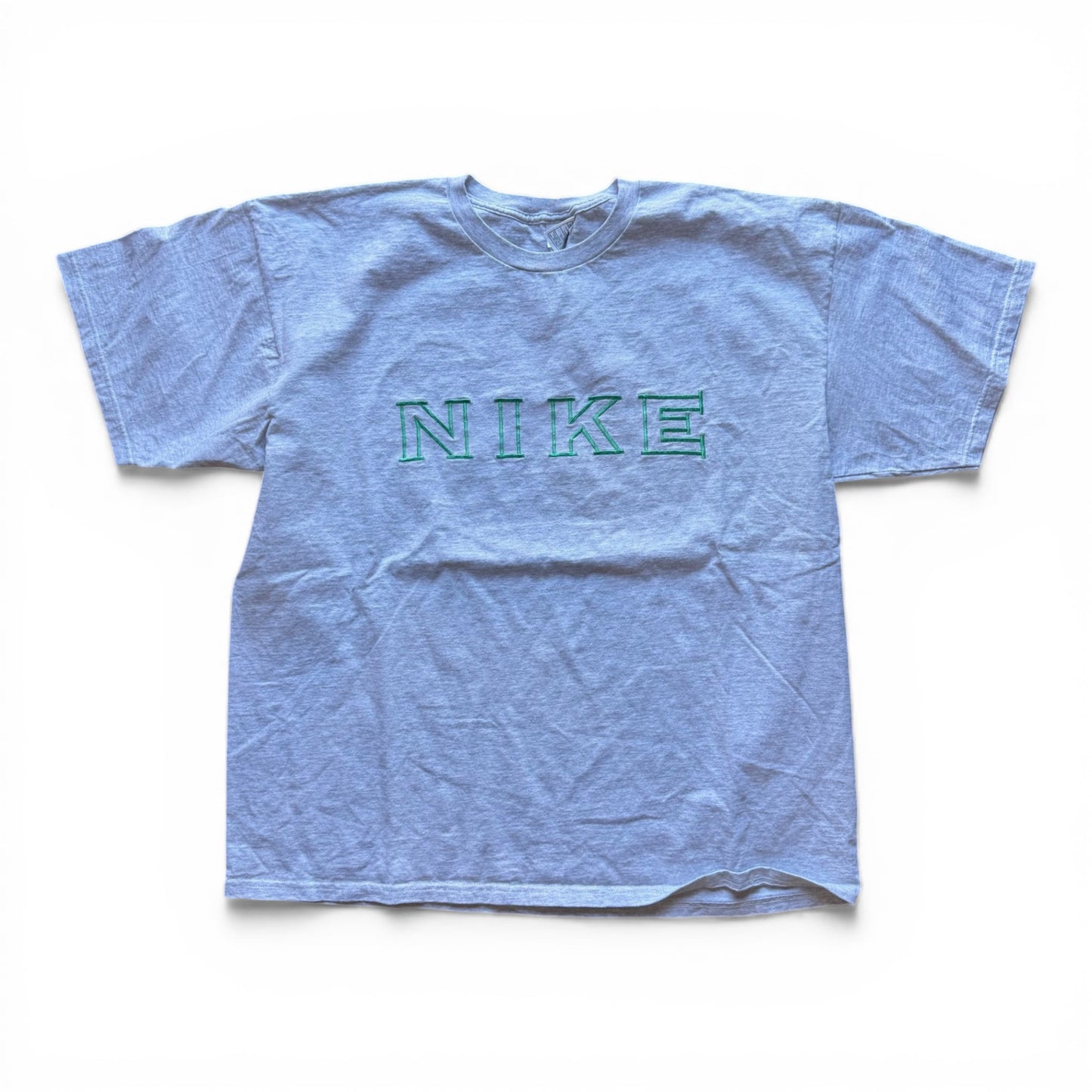 1990's Nike Spellout T-Shirt Green
