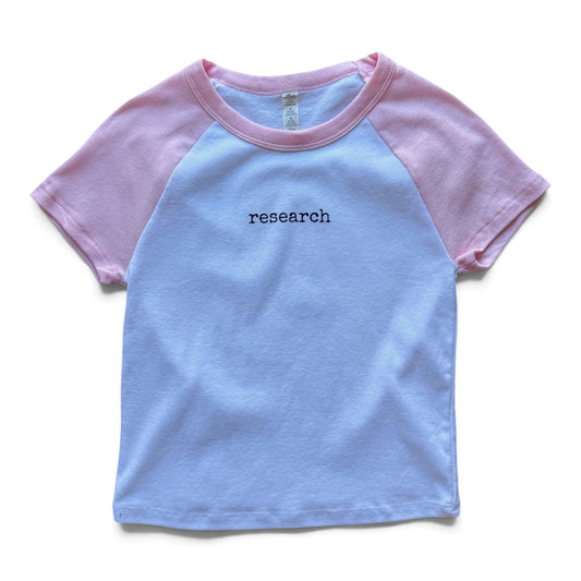 2026 Research Vintage Baby T-Shirt Pink