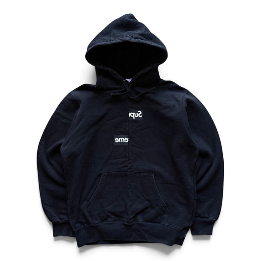 Supreme Comme Des Garcons Split Box Logo Hoodie