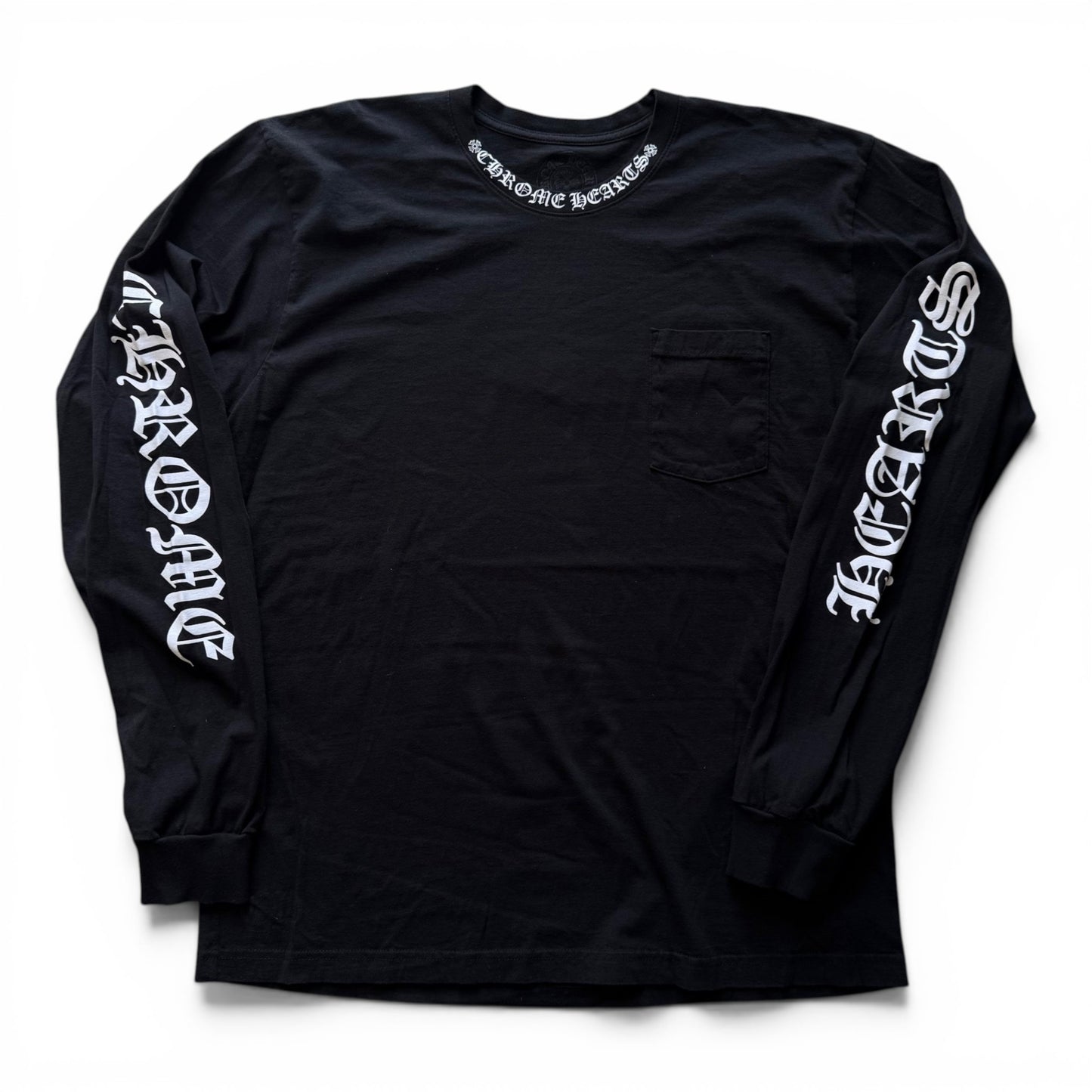 Chrome Hearts L/S Pocket T-Shirt White