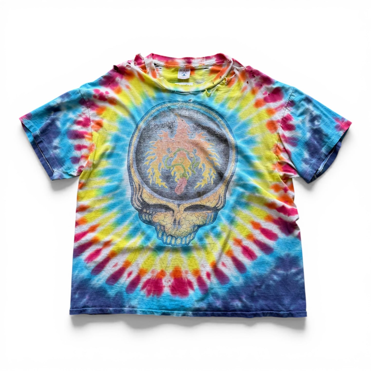 1996 Thrashed Grateful Dead Tie-Dye T-Shirt