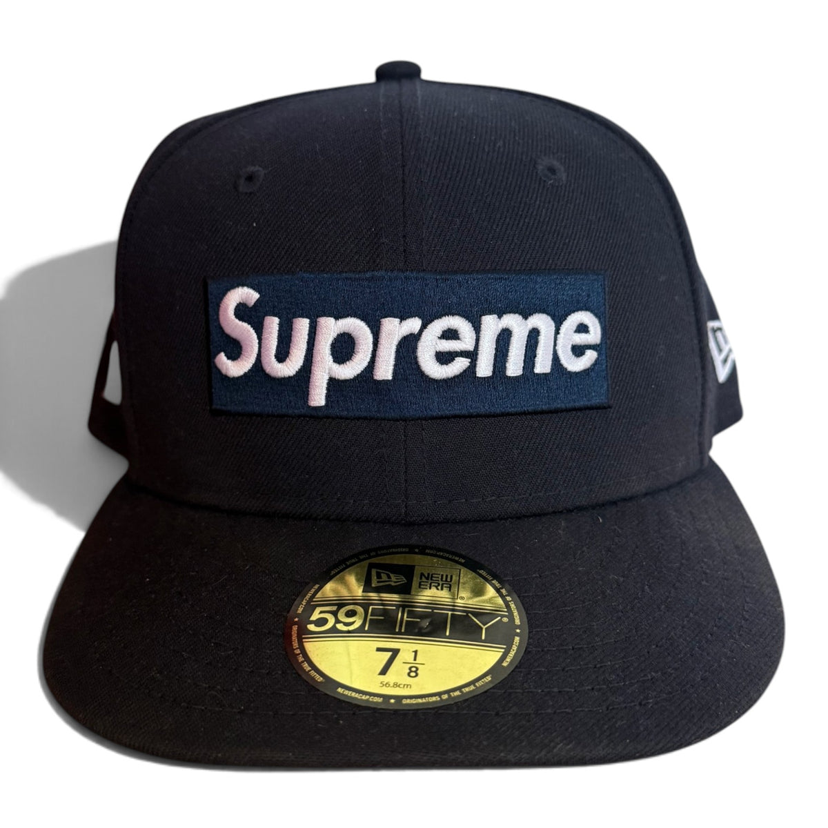 Supreme Yankees Box Logo New Era Fitted Hat