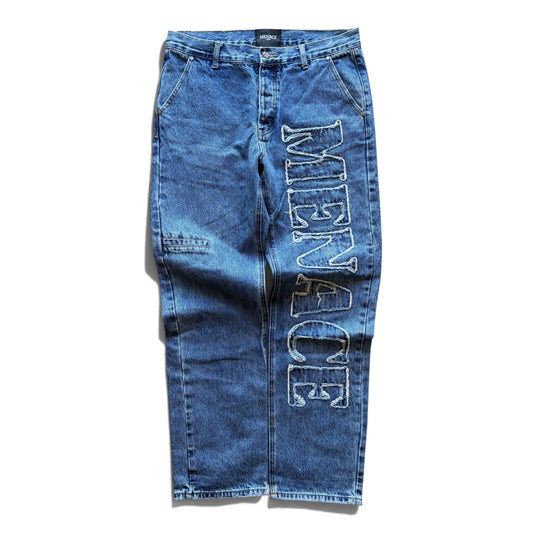Menace Stencil Denim
